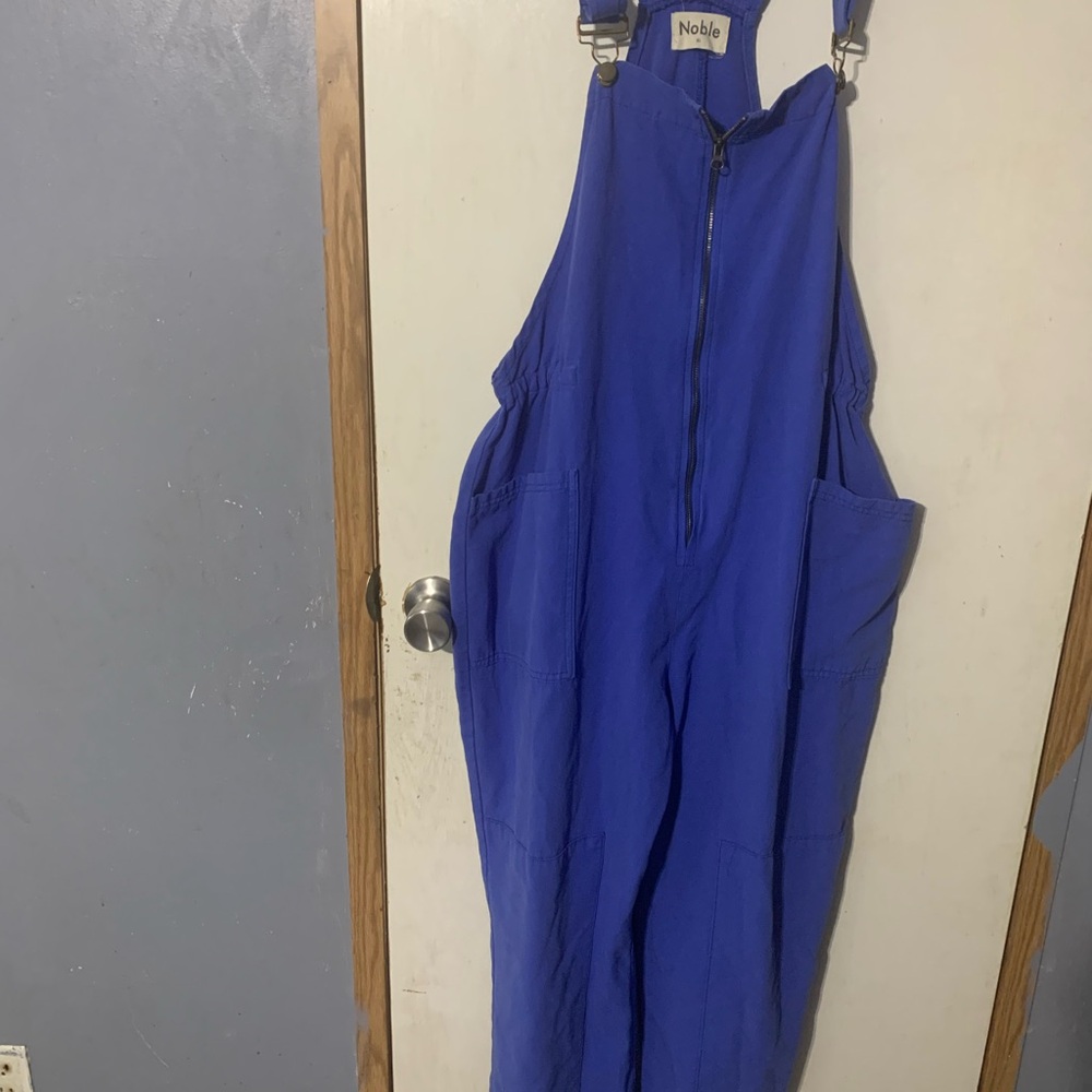 Noble Royal Blue Utility Jumpsuit
